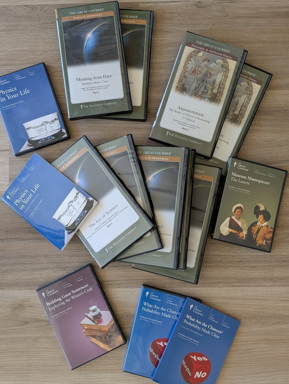 The Great Courses DVD Lot Of 8 Courses
